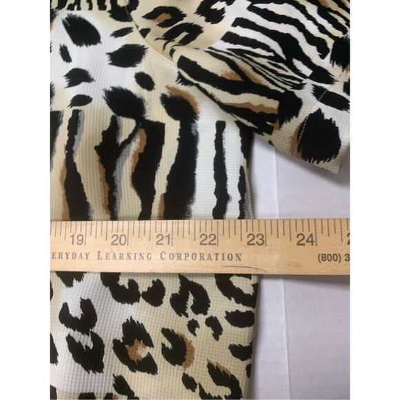 Vintage Multicolored Animal Patterned Blouse - Picture 7 of 8